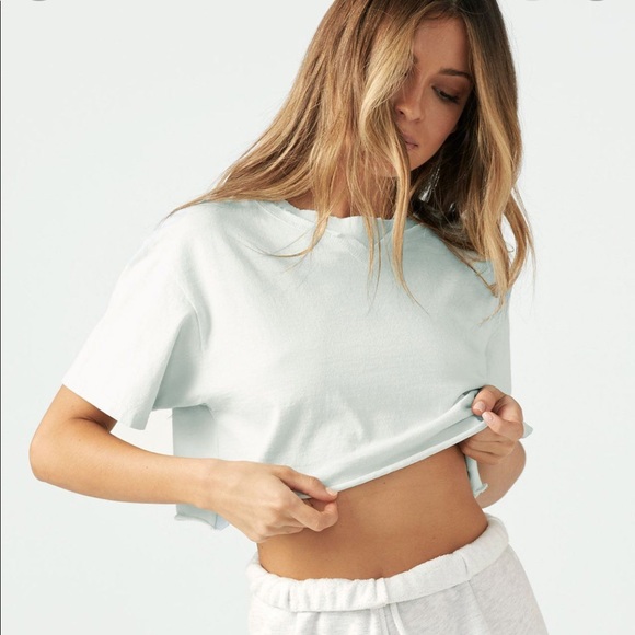 Joah Brown Tops - JOAH BROWN COBAIN CROP TEE